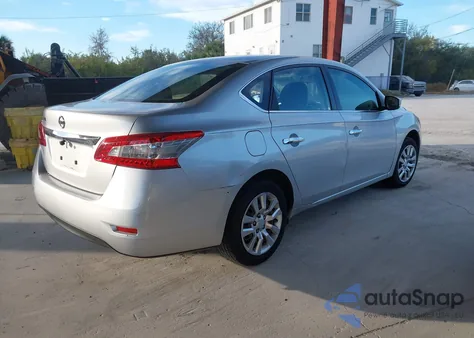 2015 Nissan Sentra S из США, поврежденный, VIN 3N1AB7AP2FY375943